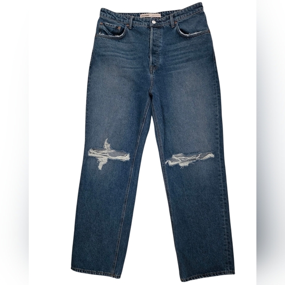 GRLFRND THE AMANDA MID RISE LOOSE BOYFRIEND JEANS - Picture 5 of 9
